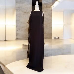 Safiyaa Aylina Black Long Dress